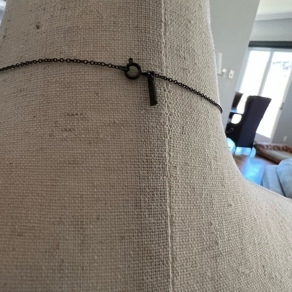 ADORNIA FINE Lara Cushion Halo Diamond Necklace - Picture 5 of 6